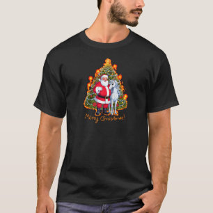 Santa Claus Unicorn Christmas Tree Merry Christmas T-Shirt