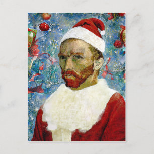 Santa Claus, Van Gogh Holiday Postcard