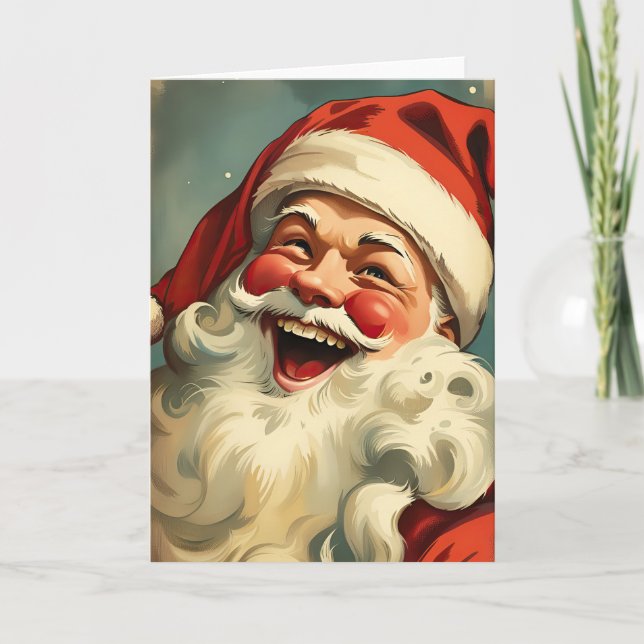 Santa Claus vintage Card (Front)