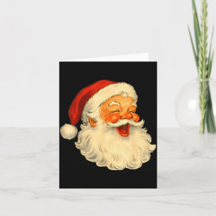 Santa Claus Vintage Christmas Retro Santa Xmas Men Card