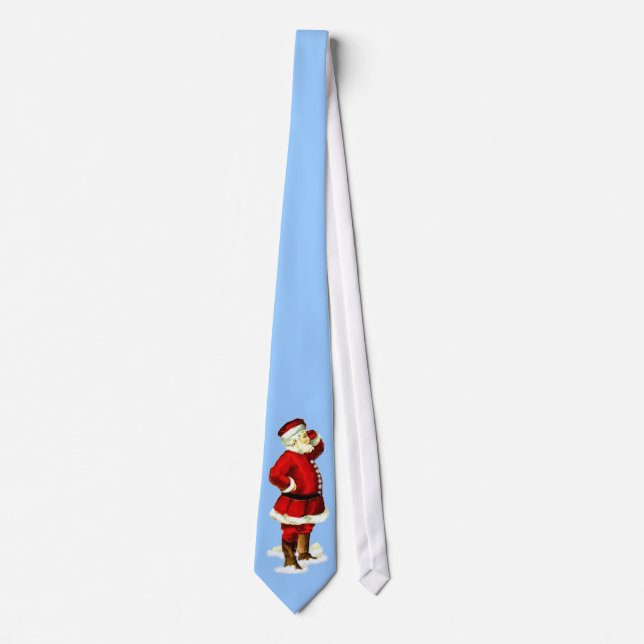 SANTA CLAUS Vintage Christmas Tie Collection (Front)