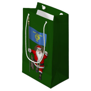 Santa Claus Visiting The Beaver State Small Gift Bag