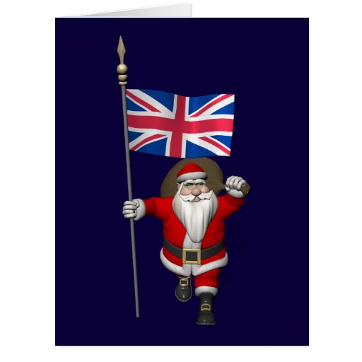 Image of Santa Claus Visiting United Kingdom UK