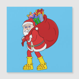 Santa Claus Wearing Big Yellow Boots