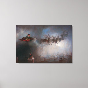 Santa Claus William Holbrook Beard Canvas Print