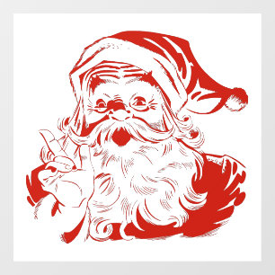 Santa Claus Window Cling