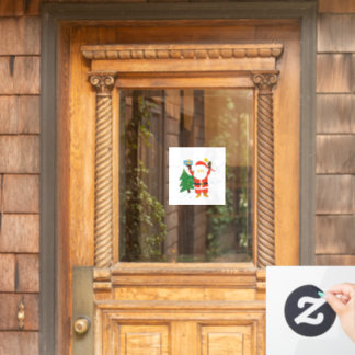 Santa Claus Window Cling