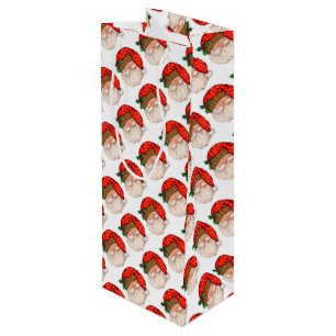 Santa Claus Wine Gift Bag