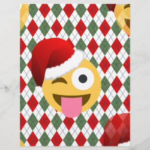 santa claus wink emoji