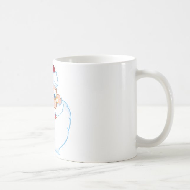 Santa Claus Winking Coffee Mug (Right)