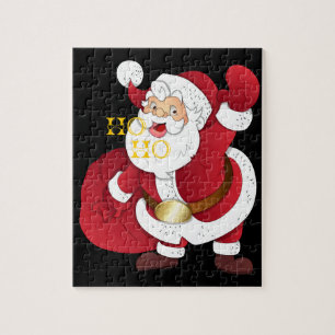 Santa Claus wit gifts puzzle. Jigsaw Puzzle