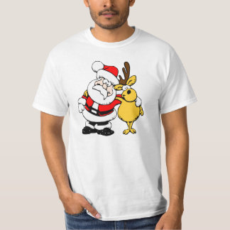 Santa Claus with a deer T-Shirt