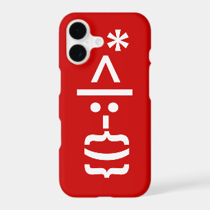 Santa Claus with Beard Christmas Emoticon