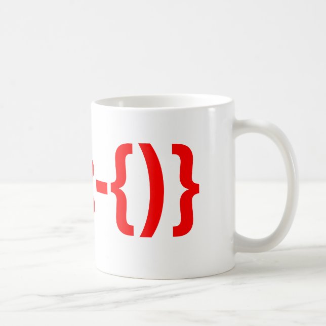 Santa Claus with Beard Christmas Emoticon Coffee Mug (Right)