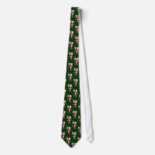 Santa Claus With Ensign Of Japan Tie