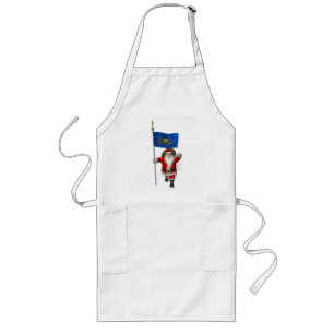 Santa Claus With Ensign Of  Pennsylvania Long Apron