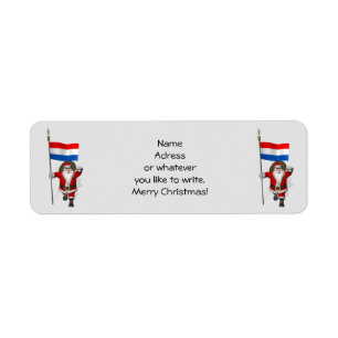 Santa Claus With Ensign Of The Netherlands