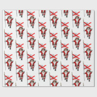 Santa Claus With Flag Of Alabama