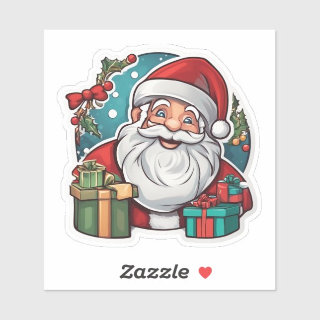 Santa Claus with Gifts -  (Sheet)