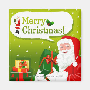 Santa Claus with gifts Magnet