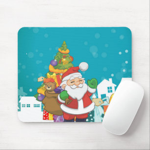 Santa Claus with gifts Mouse Mat