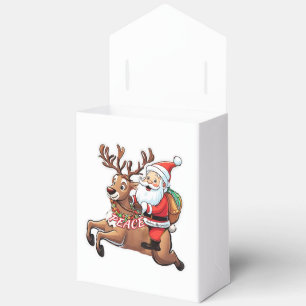 Santa Claus with Gifts of Peace Favour Box