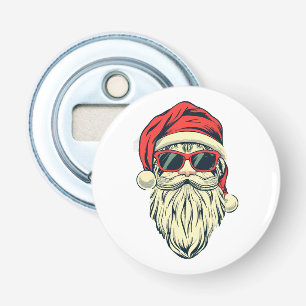 santa claus with glasses bottle opener