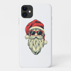 santa claus with glasses iPhone 11 case