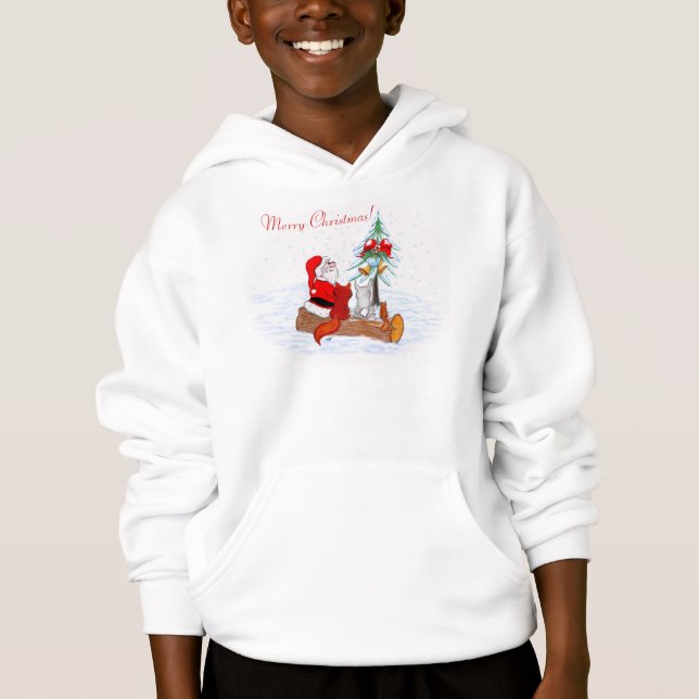 Santa Claus  with Rabbit Fox and Squirrel (Front)