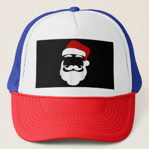 Santa Claus with Sunglasses Funny Christmas Design Trucker Hat