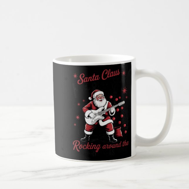 Santa Claus World Tour Rocking Around The Christma Coffee Mug (Right)