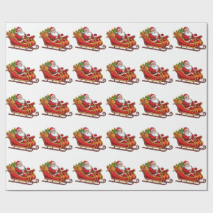 Santa claus wrapping paper