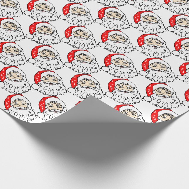 Santa Claus Wrapping Paper (Corner)