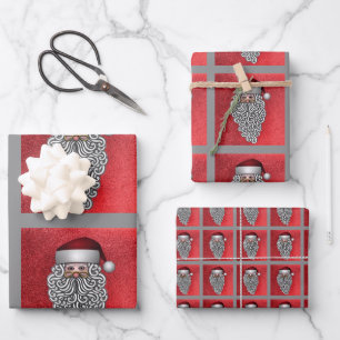 Santa Claus Wrapping Paper Sheet