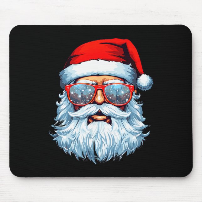 Santa Claus Xmas Merry Christmas Navidad Winter Ho Mouse Mat (Front)