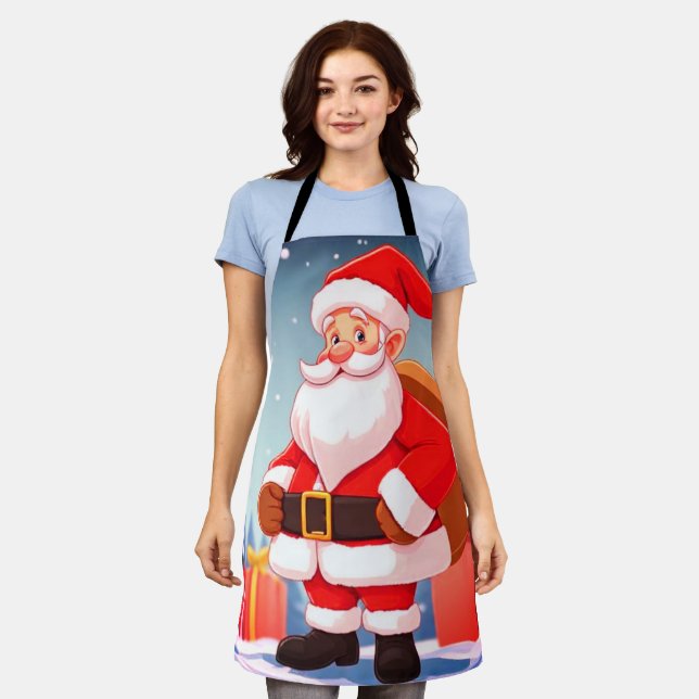 SANTA CLAUSE APRON (Worn)