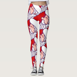 Santa Clause Christmas Leggings