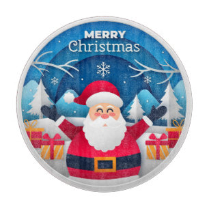 Santa Clause Cutting Board