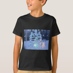 Santa Clause Faces Funny Christmas Holiday T-Shirt