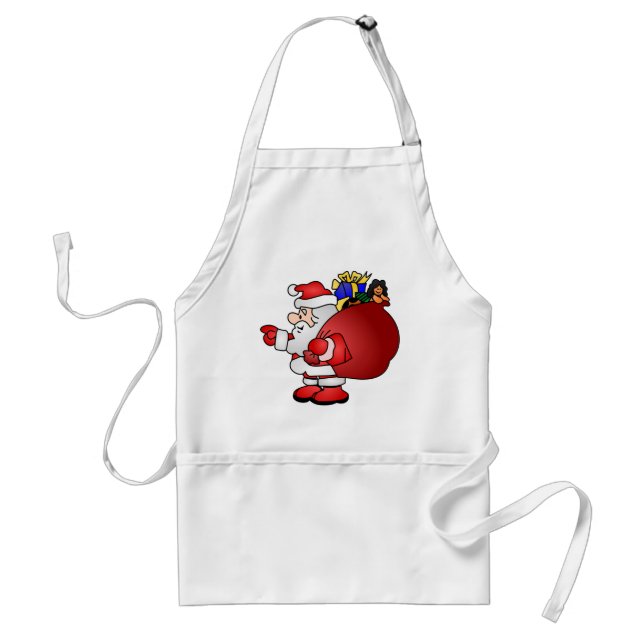 Santa Clause Funny Christmas Gift Aprons (Front)