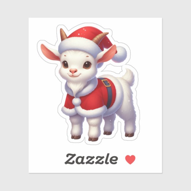 santa clause goat,funny goat (Sheet)