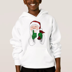 Santa Clause Hoodie Shirt Kids Santa Sweashirts