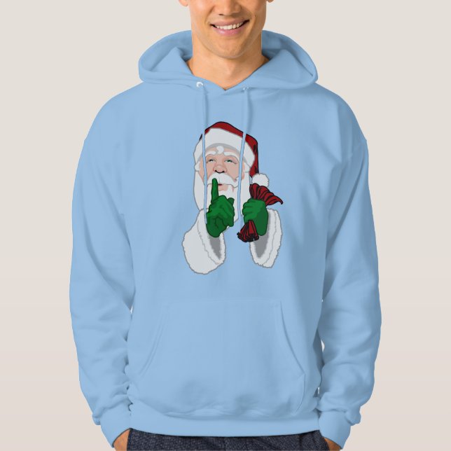 Santa Clause Hoodie Sweatshirt Santa Sweatshirts (Front)