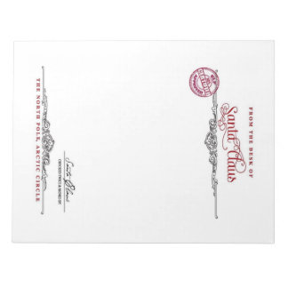 Santa Clause Letterhead Notepad