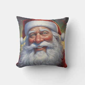 Santa Clause Merry Christmas Happy New Year Cushion