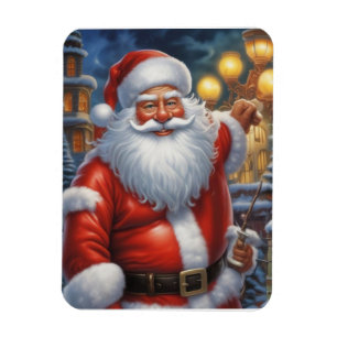 Santa Clause Merry Christmas Happy New Year Magnet