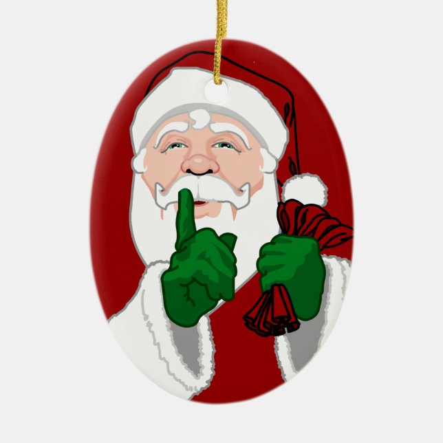 Santa Clause Ornament Santa Christmas Decorations (Front)