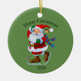 Santa Clause Ornament & Year