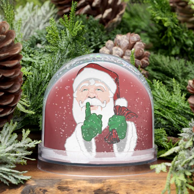 Santa Clause Snow Globe Custom Christmas Snowglobe (Winter)
