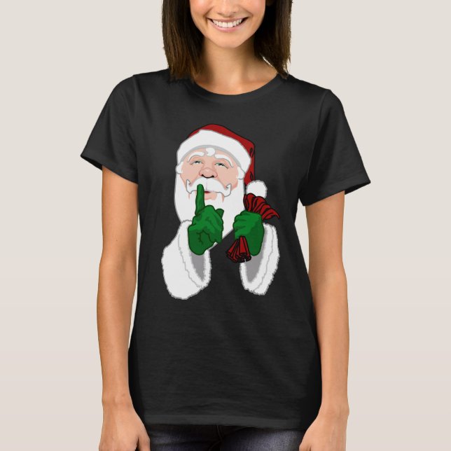 Santa Clause T-Shirt Organic Santa Women's T-shirt (Front)